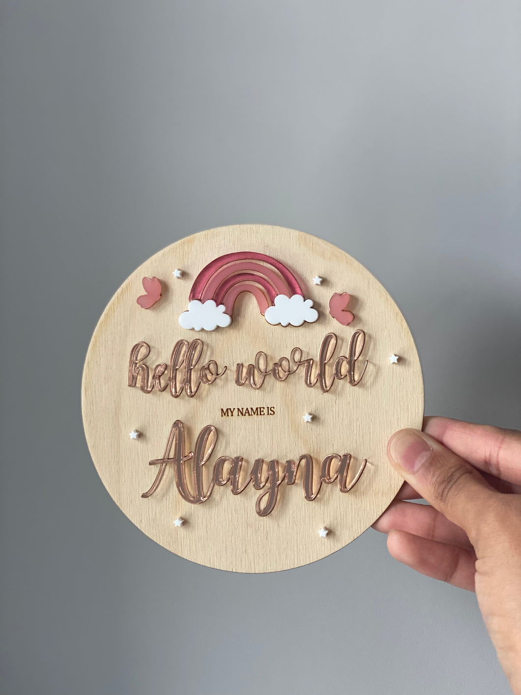 Personalized Birth Plaque