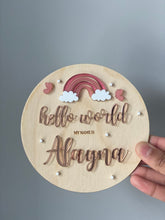 Load image into Gallery viewer, Personalized Birth Plaque
