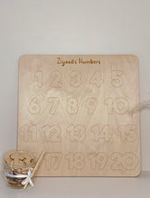 Load image into Gallery viewer, Wooden Number Puzzle
