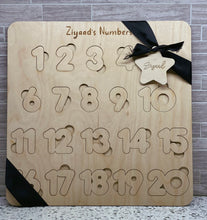 Load image into Gallery viewer, Wooden Number Puzzle
